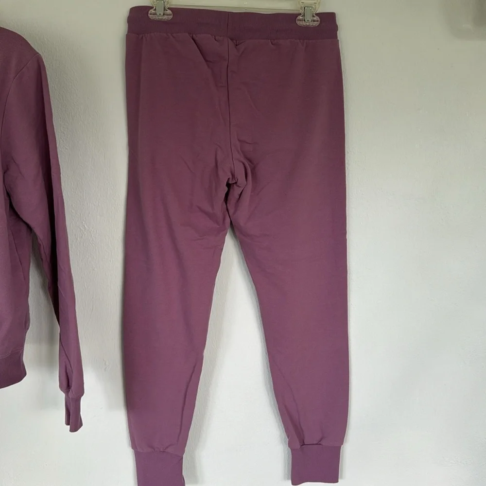 Wildfox moon phases purple matching sweatshirt jogger set size small